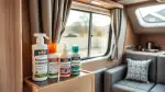 Fensterrahmen im Wohnmobil pflegen