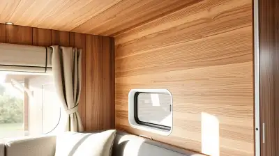 Moderne Wohnmobil-Wandverkleidung