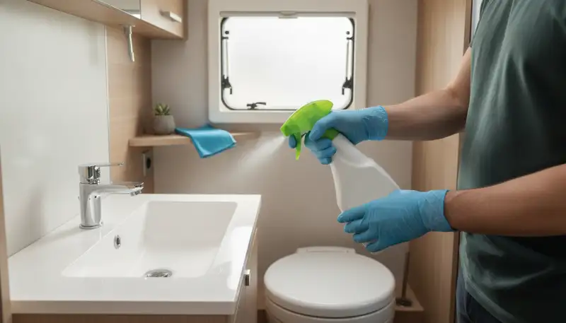 Bad im Wohnmobil: Glanz und Hygiene