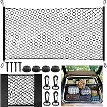 HavaCue 2 Stück Gepäcknetz Auto, 110X60cm Kofferraum Netz Erstreckt Sich auf 140X100cm mit 30X2…