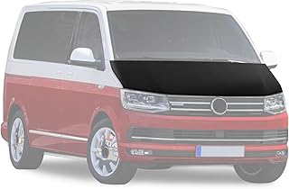 Haubenbra Steinschlagschutz Kompatibel mit VW T6 T6.1 2015-2022 Schwarz Haubenabdeckung Auto Bonn…