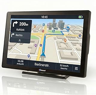 Elebest City 90 – 9 Zoll GPS Navi für Auto, LKW & Wohnmobil | Europa-Karten (52 Länder) mit U…