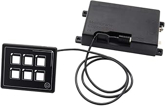 6P KFZ Schalter Panel 12V 24V Hintergrundbeleuchtung Schaltpanel für Boot Wohnmobil Wohnwagen LK…