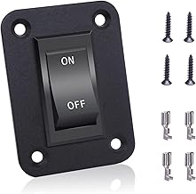 Taiss Ein Aus Schalter 12V 20 A schalter panel 4 poliger DPST Wippschalter panel für Wohnmobil L…