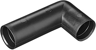 90° Abwasser-Rohr Winkel ungleich Ø28 mm – PE Kunststoff – steckbar ohne Kleben/Löten – …