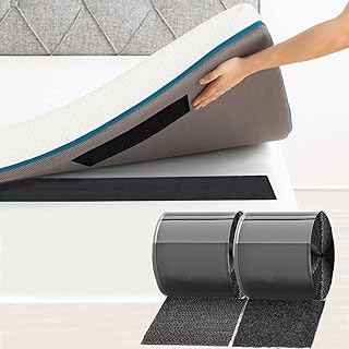 TEUVO 11cm X 10m Schwerlast Klettband Selbstkilebend Extra Stark für Stoff Couch Kissen Klettver…