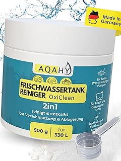 Wassertank Reiniger Wohnmobil Oxi Clean – 2in1 Camper Frischwassertank Reiniger & Entkalker – h…