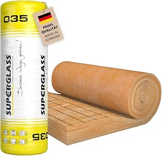 4,8 m² Superglass Klemmfilz 140 mm KF 2 WLG035 – Steinwolle Dämmwolle Dämmung