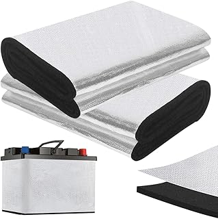 Batterie-Isolationsset, 18cm x 1m Isolierung Hitzeschild, Autobatterie Kälteschutz & Schutzhüll…