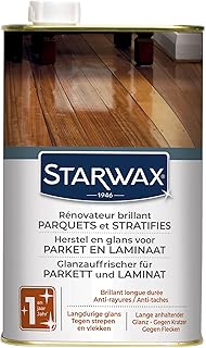 STARWAX – Glanzauffrischer für Parkett – Pflegeprodukt für Parkett – Hält bis zu 1 Jahr an – L…