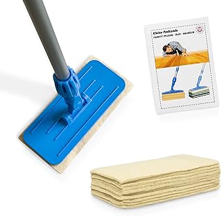 Greenwood Soft-Sheep Pad-Halter Pro mit 10 Wollpads & Teleskop-Stiel – Set zum Nachölen von Park…