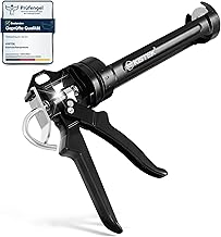 KISTEK® Profi Kartuschenpresse [150-310ml] – Silikonspritze mit 24:1 Übersetzung inkl. Ratgeber…