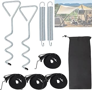 Sturmband Markise Set – Sturmband für Vorzelt & Wohnmobil, Sturmsicherung für Caravan Markise…