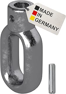 BAUHELD Markisenöse 12mm Metall [Made in Germany] – Halterung für Markisen-Kurbel mit Fleischer…