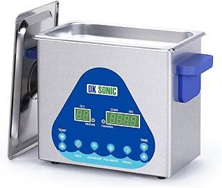 DK SONIC Ultraschallreiniger 3L, 120W Professioneller Ultraschallreinigungsgerät mit Heizung und…