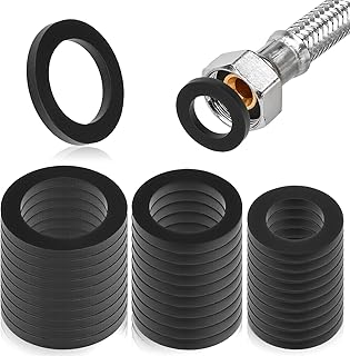 30 Stück Dichtungsringe 1/2 Zoll 3/4 Zoll 1 Zoll Flachdichtungen Dichtung Gummi Wasserhahn Unter…
