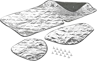 cartrend Caravan Thermomatten Fiat Ducato, Wärmedämmung, für Front- und Seitenscheiben, 3-teil…