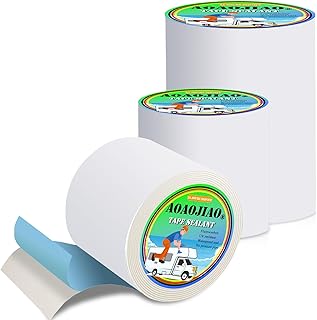 Wohnwagen Dichtband Weiß Selbstklebend Wasserdicht Dichtungsband, Camping Klebeband, Bitumenband…