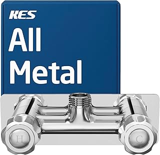 KES Ganzmetall RV Duscharmatur 10,2 cm, Wohnmobil Duschventil Ersatz 4 Zoll, Camper Dusche Wasser…