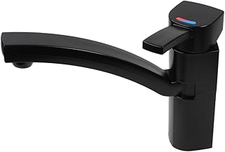 Wasserhahn Einhebelmischer Capri Wohnmobil Wohnwagen Caravan Camping Boot + Schalter schwarz matt