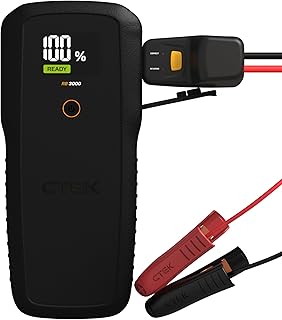 CTEK RB 3000 Tragbarer Starthilfe-Booster – 3000A Batterie-Spitzenstrom, Booster für 12V-Batte…