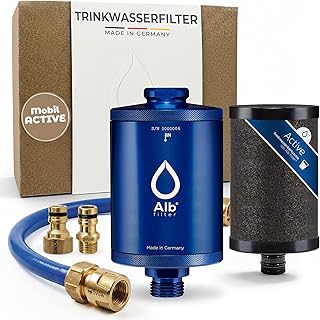 Alb Filter MOBIL Active Trinkwasserfilter Blau – Befüllfilter für Wohnmobil & Camping – Der…