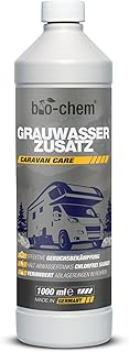 bio-chem Grauwassertank-Zusatz – 1000 ml Konzentrat – Tank-Reiniger für Schmutzwasser-, Grauwass…