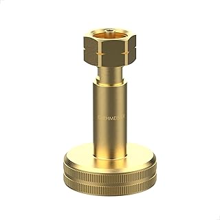 DISH Tankadapter mit Nippel – LPG Adapter für Gasflaschen mit KLF G.12 (W21,8×1/14 LH) Gewinde…