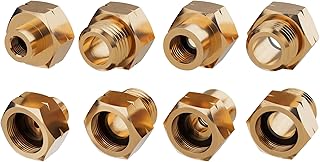 PELMOS Gasflaschen Adapter-Set I 4 Teiliges Euro Füllset zum Befüllen Deutscher Gasflaschen im …