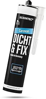 Caravan Dicht & Fix weiß (300 ml) – geruchsneutral, extrem stark haftend & UV-beständig – M…