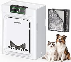 oneisall Luftreiniger mit Waschbare HEPA-Filter, CADR 320m³/h, 204m², 20dB Leise Air Purifier f…