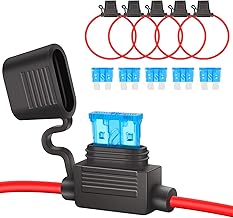 JatilEr Sicherungshalter Kfz 16AWG 5 Stück, Kfz Auto Sicherungshalter Kupferkabel, Kfz Sicherung…