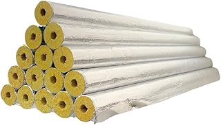Steinwolle Rohrisolierung 28/20mm – 30m 1 karton WLG 0,037 alukaschiert Rohrschale Dämmung Isoli…