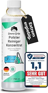 Emma Grün® Polsterreiniger Konzentrat für Sofa, Teppich, Matratze & Autositze 750ml – Reinig…