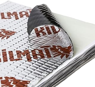 KILMAT 2 mm 1.7 m² Selbstklebende Alubutyl Anti Dröhn Dämmmatte Auto Dämmung Schalldämmung u…
