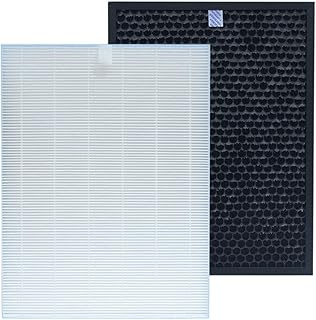 PUREBURG Ersatzfilter kompatibel mit Winix U300 WACU300 Luftreiniger 124190, Aktivkohle- und True…