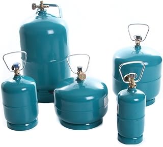 rg-vertrieb Leere befüllbare Befüllbare Propangasflasche für Camping & Grill Gasbrenner Kochen…