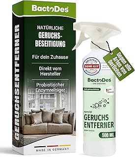 BactoDes Spezial Ready Geruchsneutralisierer 500ml I Gebrauchsfertiger probiotischer Geruchsentfe…