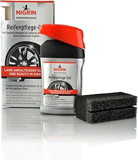 NIGRIN Performance Reifen-Gel, 300 ml, schützt Autoreifen vor UV-Strahlen, Schmutz und Salz, mit…