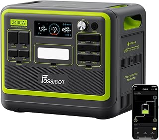 FOSSiBOT Tragbare Powerstation F2400, Solargenerator 2048Wh LiFePO4 Batterie-Backup mit 2400W 3X …