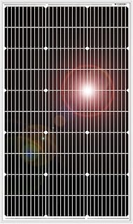 DOKIO Solarpanel 100W 18V Monokristallin(Hohe Leistung) Für 12V Kfz Batterie, AGM, Gelbatterie i…
