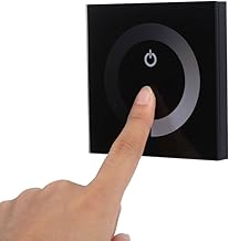 DEWIN 12V-24V Wand Touch Panel Dimmer, Zubehörwerkzeug für Wandschalter Controller für Einfarb…