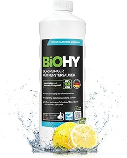 BiOHY Glasreiniger für Fenstersauger (1l Flasche) | Fensterreiniger Konzentrat für alle Fenster…
