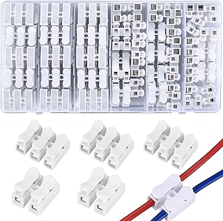 65 Stück Lüsterklemmen Steckbar, CH2 Kabelklemmen Elektro, Kabel Verbindungsklemme, Schnellverb…