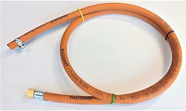 Propan Butan Gasschlauch 300cm (3m) | 30 bar | Ø6.3mm | 1/4″ Zoll LKS Anschluß mit Schnellkuppl…