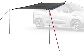 qeedo Motor Tarp Universal Sonnensegel für Camper, Wohnmobil, Van, PKW & SUV – wasserdichtes V…