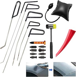 Ausbeulwerkzeug Set,Hagelreparaturset Lacklose Dellenentfernung Abzieher Sets Autotür Dings Repa…