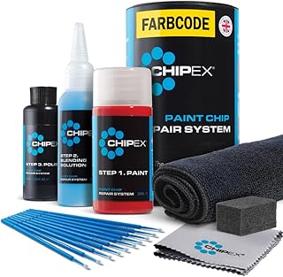 Chipex Lackausbesserungsset – Reparaturset für Lackschäden gemischt nach Farbcode, Autolack f…