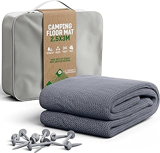 GardenGloss Vorzeltteppich – Campingteppich Outdoor Wetterfest – Campingteppich Zeltteppich mit 1…