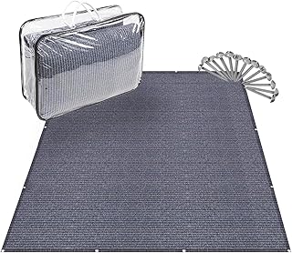 HEYOUTH Vorzeltteppich,Camping Teppich,Teppich für Zelt Wohnmobil,Outdoor Vorzeltboden,Zeltteppi…